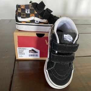 Vans Sk8-Mid Reissue V Animal Check Toddler size 6